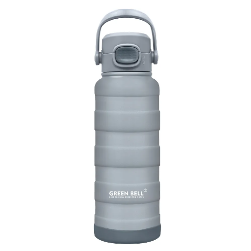 Picture of [PRE ORDER]316 Stainless Steel Thermos MiYan Bottle(Inner Ceramic) Grey Blue 1000ml x 1