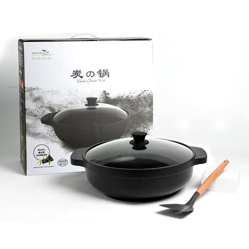 Picture of 1 unit x FAR-INFRARED FULL CHARCOAL WOK 32CM (WITH LID)