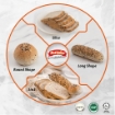 Picture of 1 x Organic Multi Seeds & Grains Bread (Long Shape x 1, Round Shape x 3, Slice x 5) 400g